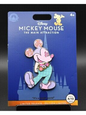 Disney Mickey Mouse The Main Attraction It's A Small World Pin (C7)